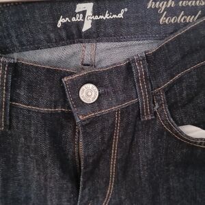 7 For All Mankind Women's Flare Jeans - Dark Blue